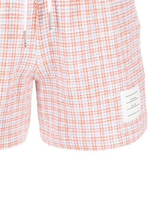 Checked tweed track shorts Thom Browne | FJQ107AJ0113825